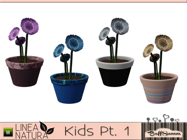 Sims 3 — Linea Natura Kids Flower by BuffSumm — Part of the *Linea Natura Series - Kids* Created by BuffSumm @ TSR
