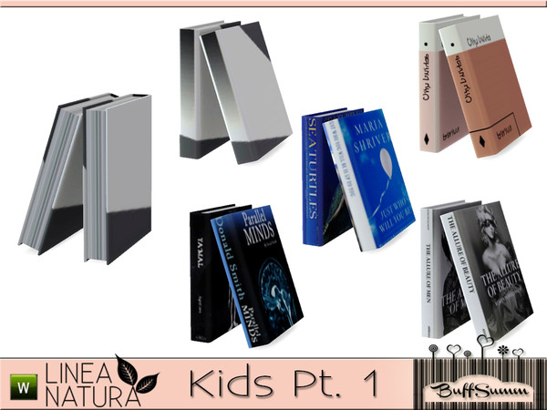 Sims 3 — Linea Natura Kids Books D by BuffSumm — Part of the *Linea Natura Series - Kids* Created by BuffSumm @ TSR