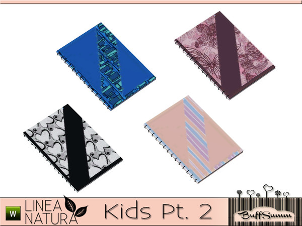 Sims 3 — Linea Natura Kids Notebook by BuffSumm — Part of the *Linea Natura Series - Kids* Created by BuffSumm @ TSR