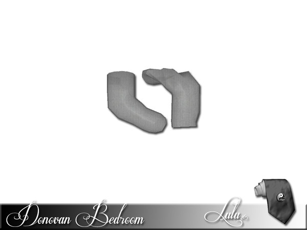 Sims 3 — Donovan Bedroom Decor Socks by Lulu265 — Part of the Donovan Bedroom Set Fully CAStable Made by Lulu265 for TSR.