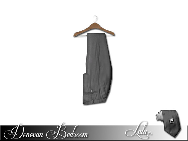 Sims 3 — Donovan Bedroom Long Pants by Lulu265 — Part of the Donovan Bedroom Set Fully CAStable Made by Lulu265 for TSR.