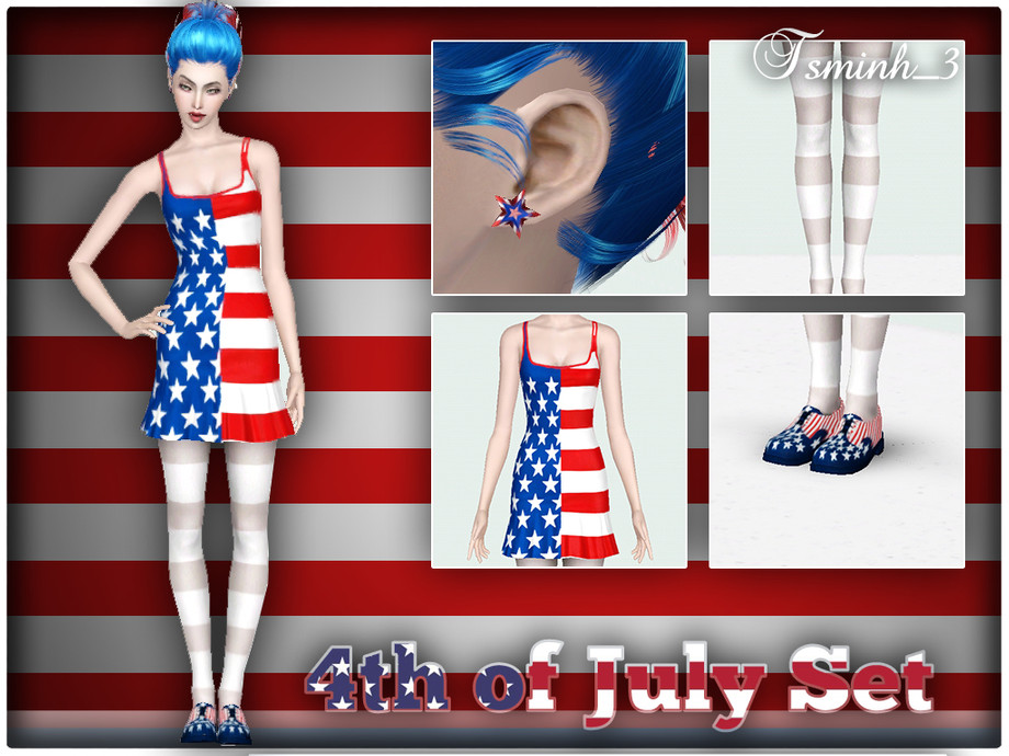 The Sims Resource 4th Of July Set