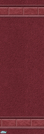 Sims 2 — Studio K Stucco 04 - Burgundy by StudioKhagerks — 