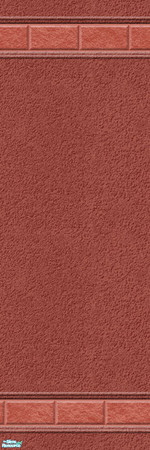 Sims 2 — Studio K Stucco 04 - Burnt Coral by StudioKhagerks — 