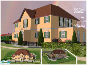 Sims 2 — Sonne Villa by artrui — Hallo, here is a attractive house with big garden and of course sun light! It\'s ideal