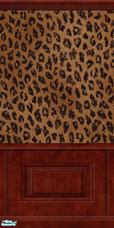 Sims 2 — Leopard Boards by JibJib — Imported from the ancient city of Leoparopia these wallpapers are a must for all