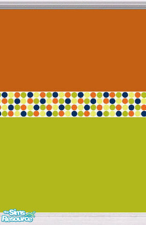 Sims 2 — Retro Wall -Zest by smurfberry32 — Zest Retro Painted walls that are bright and cheerful and great for any room
