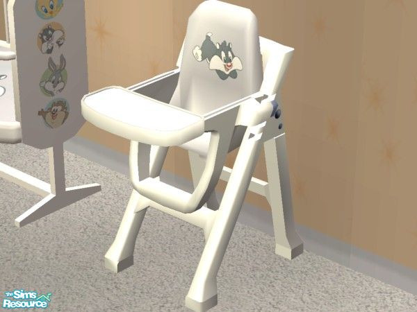 Sims 2 — Looney Tunes Nursery - High Chair by lym — Part of my Looney Tunes Nursery set.