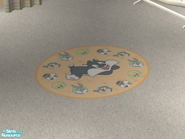 Sims 2 — Looney Tunes Nursery - Rug by lym — Part of my Looney Tunes Nursery set. Seasons required. Can be found under