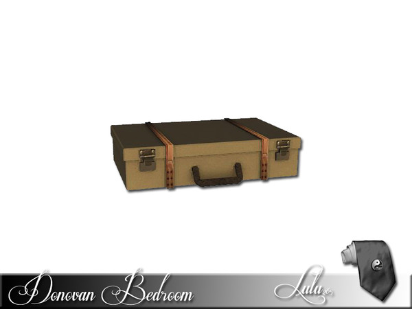 Sims 3 — Donovan Bedroom Decor Suitcase by Lulu265 — Part of the Donovan Bedroom Set Fully CAStable Made by Lulu265 for