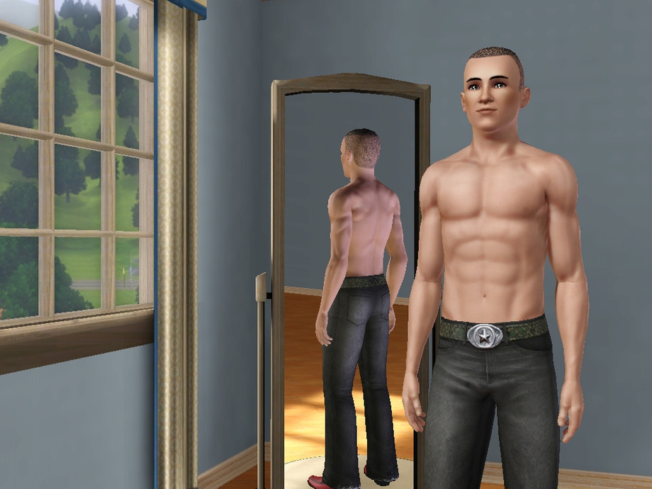 The Sims Resource - Male Shirt Off for EVERYDAY
