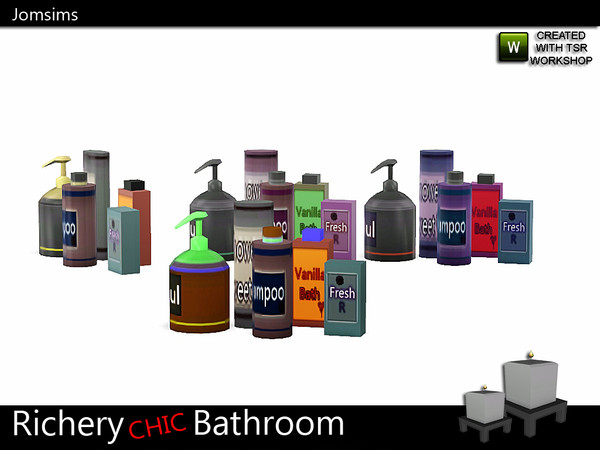 Sims 3 — richery product deco bathroom by jomsims — richery product deco bathroom