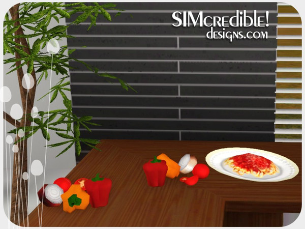 Sims 3 — Funny Kitchen -Time to Pasta and Pizza - Ingredients *Decor* by SIMcredible! — Funny Kitchen series - Time to