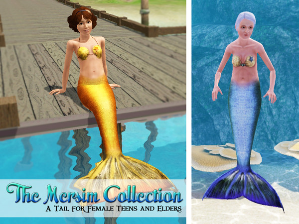 Sims 3 — The Mersim Collection Female Tail 1 [SEE CREATOR NOTES] by medalgold2 — Freshen up your mersims' looks with The