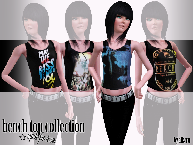 The Sims Resource - bench top collection