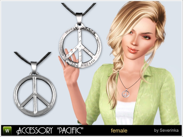 Sims 3 — SV Accessory Pacific female by Severinka_ — Accessory Pacific for women. Sign of the Pacific - a symbol of