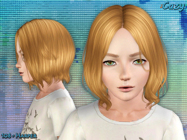 Sims 3 — Harper Hairstyle - Child by Cazy — Hairstyle for female child All LOD Included