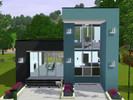 Sims 3 — Sea Foam - Modern Home no. 1 by choppedolives2 — A small modern home fit for the sea. This small modern home