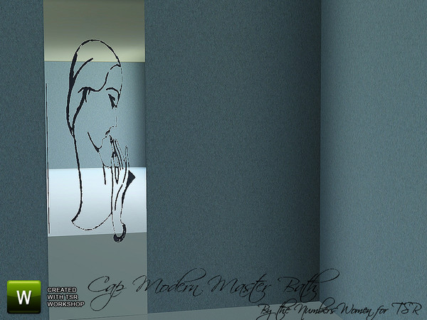 Sims 3 — Cap Modern Master Bath Mirror by TheNumbersWoman — Stylish Furniture priced for the disappearing middle class