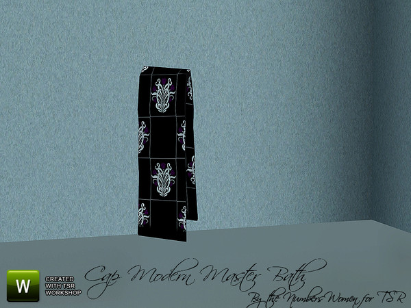 Sims 3 — Cap Modern Master Bathroom Shower Towel by TheNumbersWoman — Stylish Furniture priced for the disappearing