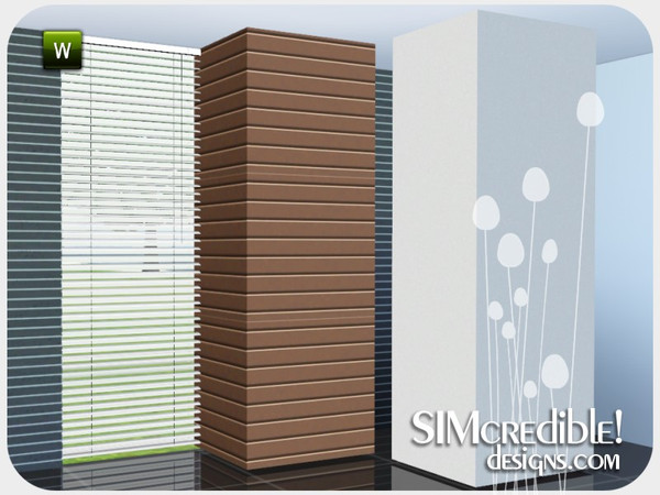Sims 3 — Avalon Decor Wall by SIMcredible! — by SIMcredibledesigns.com available at TSR