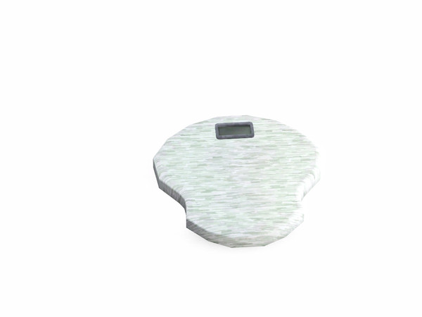 Sims 3 — White Cream Scale by Flovv — Not your favourite item in the bathroom, but something needful.