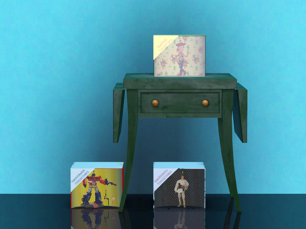 Sims 3 — Saylor Collectable  (Boys) by Rennara — Table decor - Saylor University