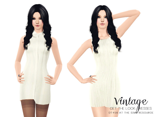 Sims 3 — Get the look: Vintage by DT456 — After an break of more then an half-year on making clothes, I decided to make