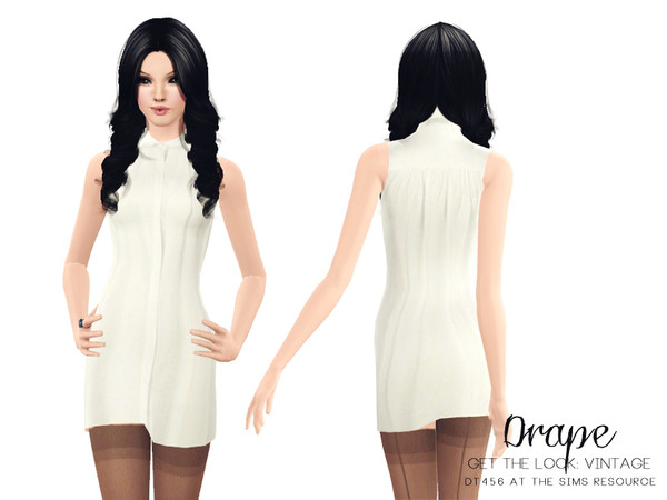 Sims 3 — Drape  by DT456 — A long shirt functional as a dress 