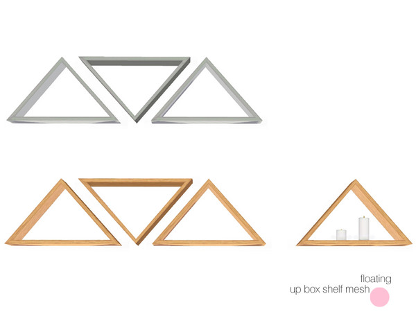 Sims 3 — Floating Up Shelf Mesh by DOT — Floating Up Shelf Mesh by DOT of The Sims Resource