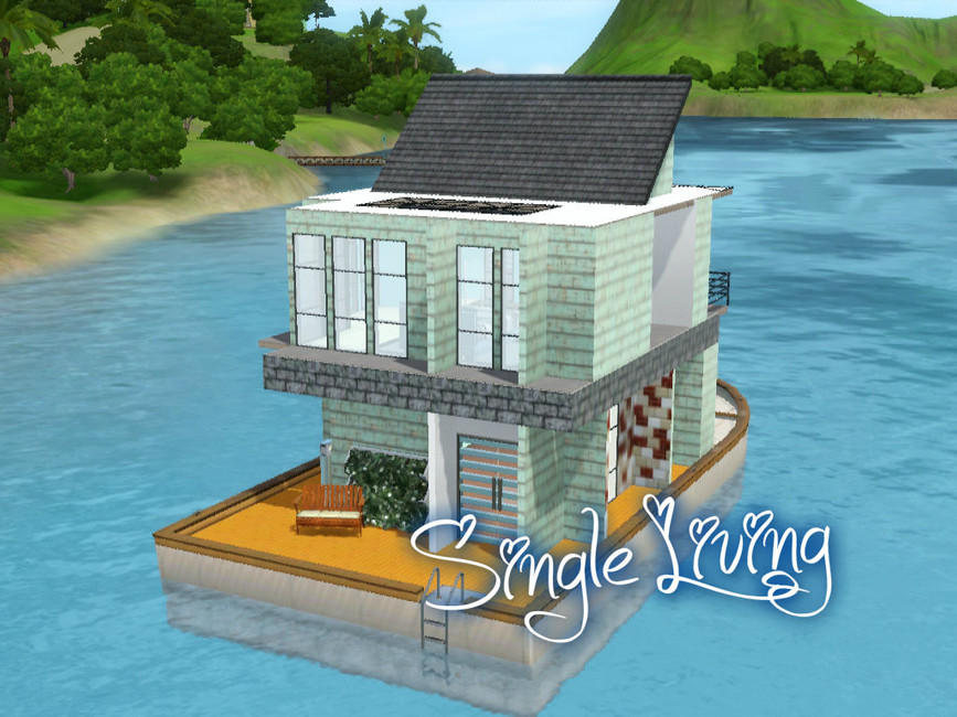 The Sims Resource Single Living Houseboat