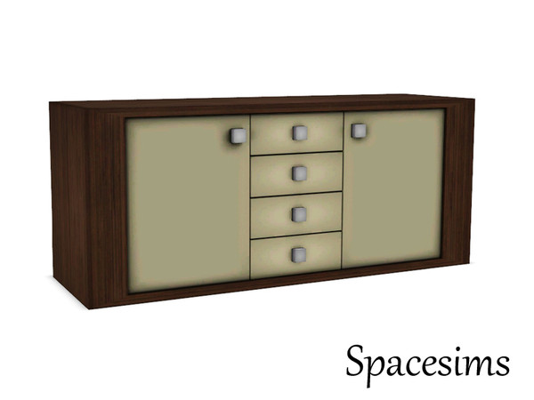 Sims 3 — Cremona dining room - Sideboard by spacesims — A modern sideboard that fits into any room. It is stylish and