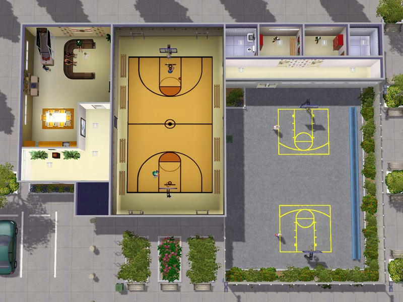 Sims 3 Rim Rockin Basketball Hoop