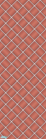 Sims 2 — Studio K Fortyfive - Burnt Coral by StudioKhagerks — Can be found under Tile and can be purchased for 3