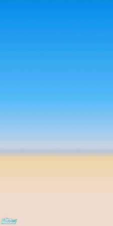 Sims 2 — Sandy Beach by gil_shalos — If you can't afford a holiday this year just decorate with this sand and sea