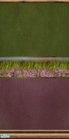 Sims 2 — Indian Summer 03 by perelinka — green+plum wallpaper