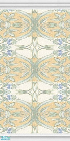 Sims 2 — Delicate Wallpaper 2 by iZazu — Delicate Wallpaper and Carpet Set includes 5 walls and 3 carpets. All TSRAA.