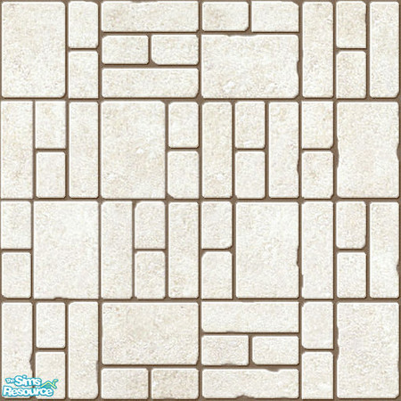 Sims 2 — Ferrara Brick Floor 04 by Spaik — Old, worn-out brick floor, with a detailed texture. Simply put the file in