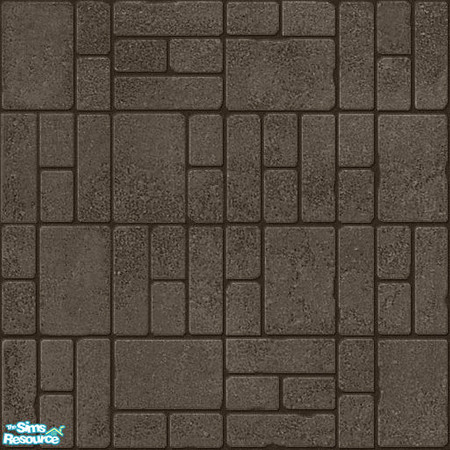 Sims 2 — Ferrara Brick Floor 05 by Spaik — Old, worn-out brick floor, with a detailed texture. Simply put the file in