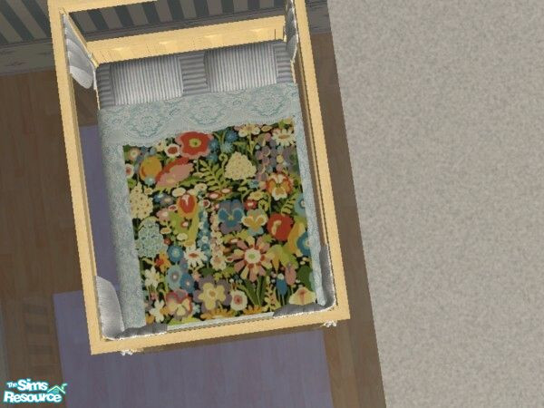 Sims 2 — Salome Bedroom TC58 - Bedding by MysticVelvet — No Mesh required.