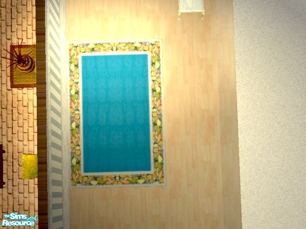Sims 2 — Salome Bedroom TC58 - Rug by MysticVelvet — No Mesh required.