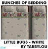 TL - Kids Bedding Little Bugs White by TabbyLou - Click to view and download separately!