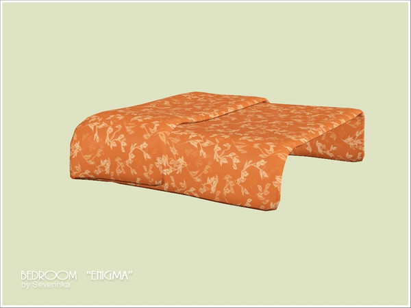 Sims 3 — Enigma Bed blankett by Severinka_ — Bedroom in a modern style of the 20 items of furniture and decor. Blanket