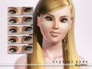 Sims 3 — crystal eyes by yukami2 — Beautiful crystal contact lenses for your simsis! Made in 5 different colours. Really