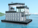 Sims 3 — The Theda Bara by HollyHoskinson — Here is a wonderful modern two bedroom, one bathroom luxury houseboat