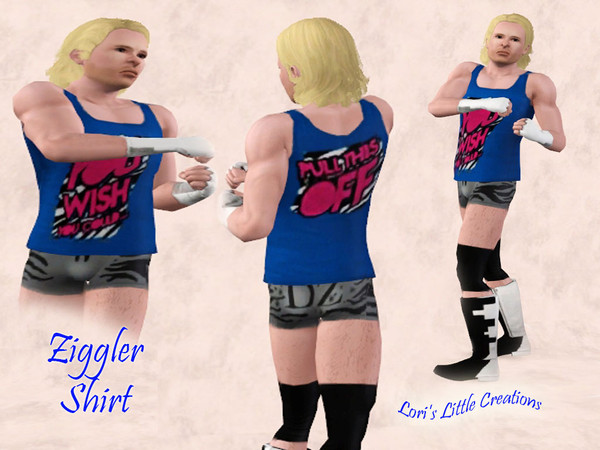 Sims 3 — WWE Ziggler Shirt by ldanti2 — 