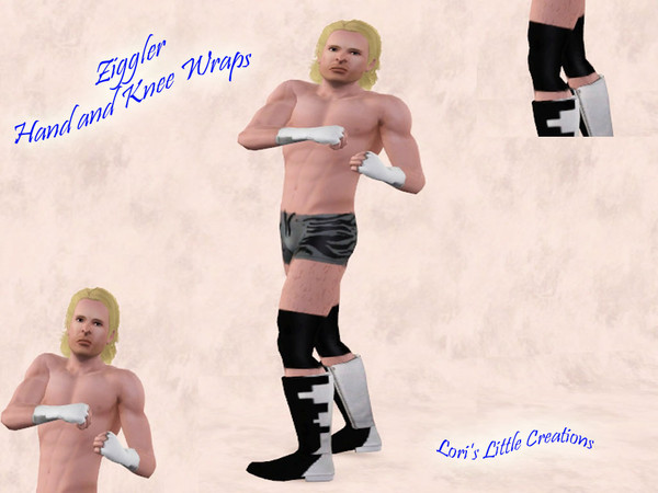 Sims 3 — Ziggler Gloves and Knee Wrap by ldanti2 — 