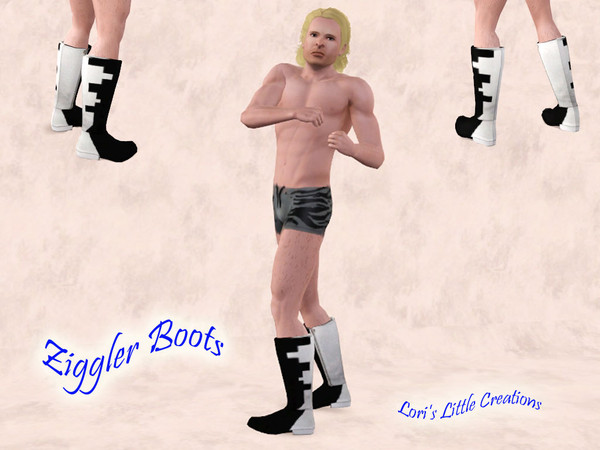 Sims 3 — WWE Ziggler Boots by ldanti2 — 