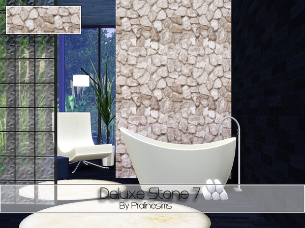 Sims 3 — Deluxe Stone 7 by Pralinesims — By Pralinesims: Masonry Category