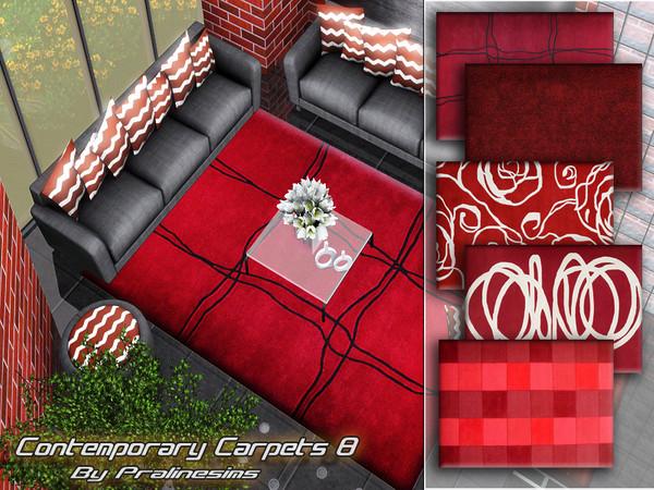 Sims 3 — Contemporary Carpets 8 by Pralinesims — By Pralinesims